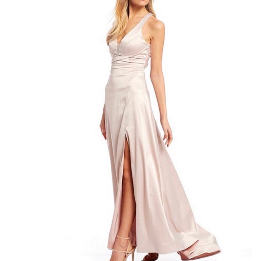 Pink Satin Formal/Prom Dress NWT